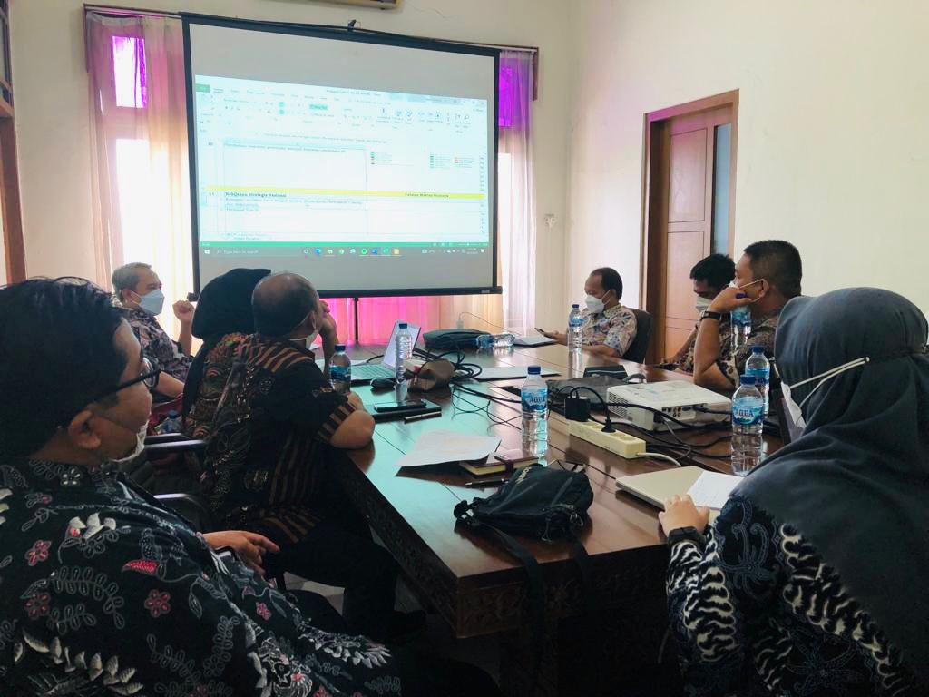 Koordinasi Hasil Pencermatan Kementerian ATR/BPN terkait Revisi RTRW Kabupaten Banyumas