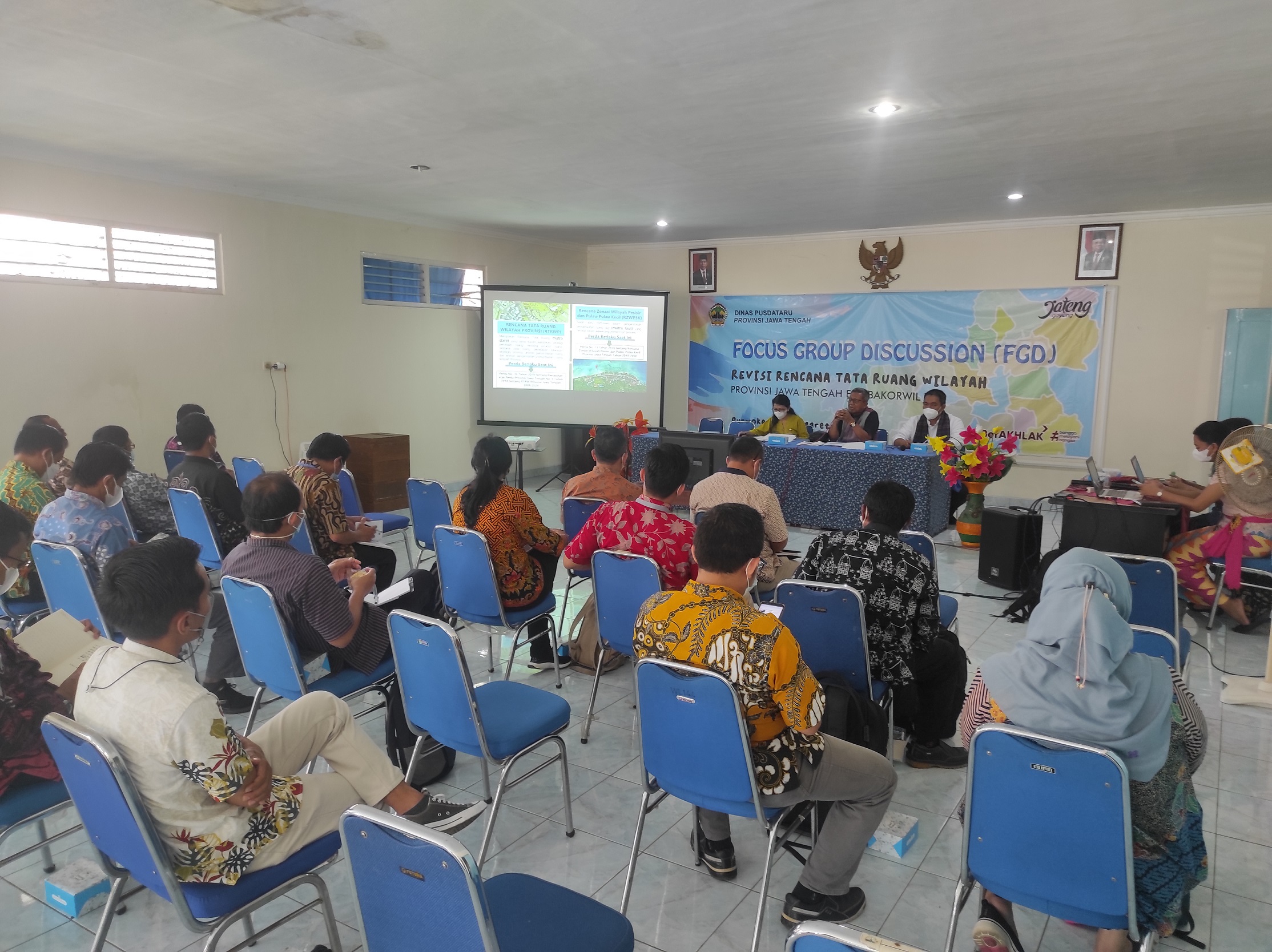 FGD dalam Rangka Penyusunan RTRW Provinsi Jawa Tengah Tahun 2022 pada Eks Bakorwil 3